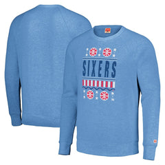 Philadelphia 76ers Homage Unisex Holiday Raglan Pullover Sweatshirt Online