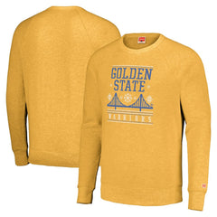 Golden State Warriors Homage Unisex Holiday Tri-Blend Raglan Pullover Sweatshirt sale Discount