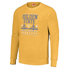 Golden State Warriors Homage Unisex Holiday Tri-Blend Raglan Pullover Sweatshirt sale Discount