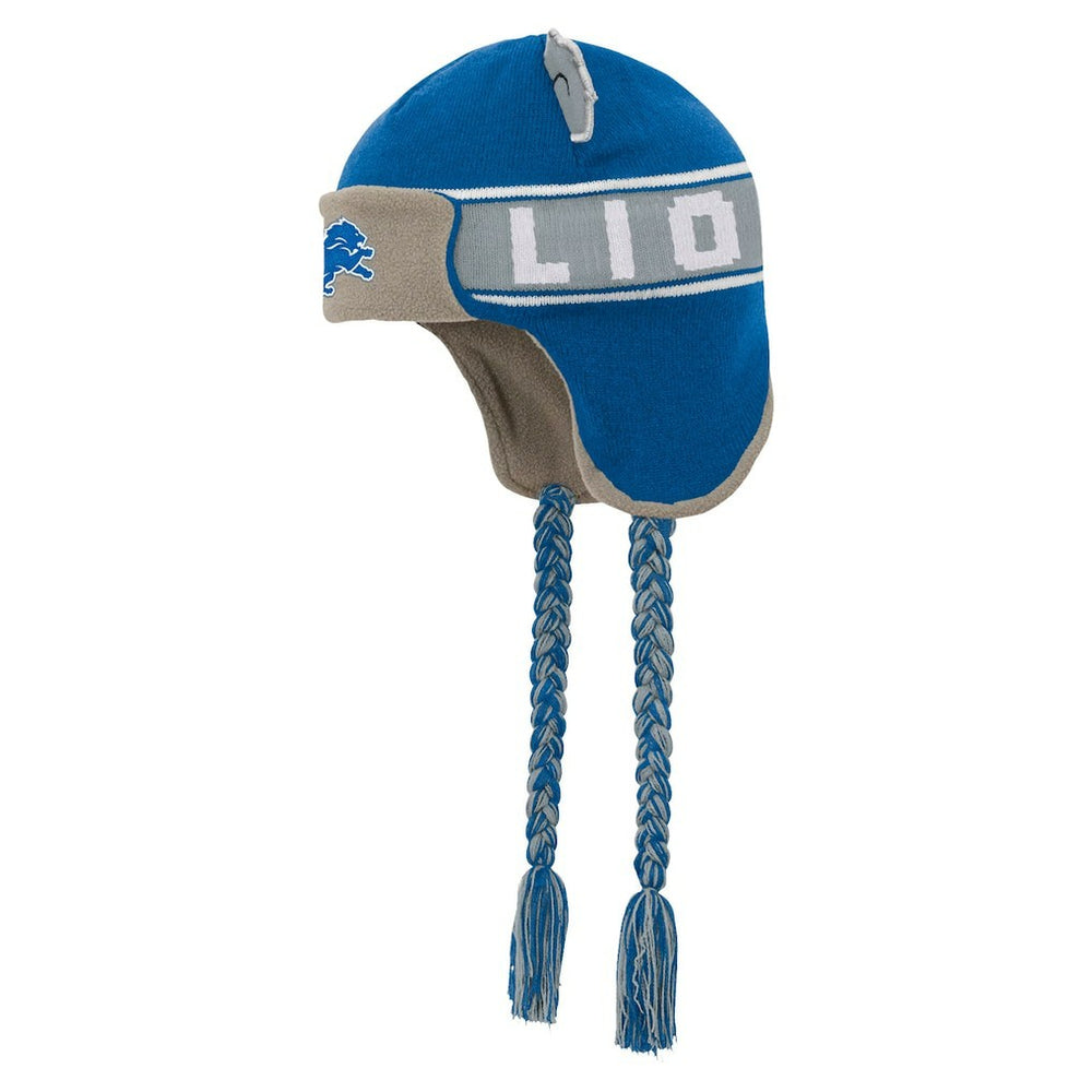 Detroit Lions  Youth Wordmark Ears Trooper Knit Hat