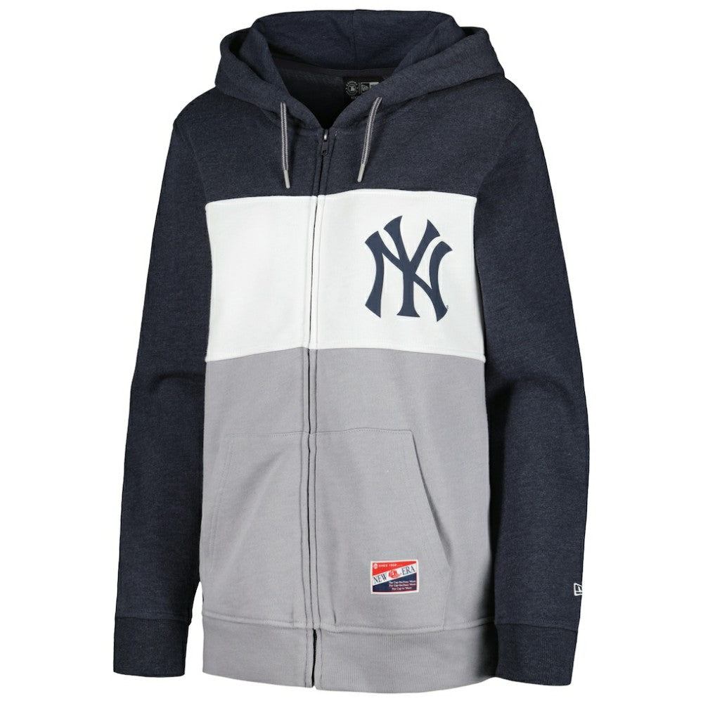 New York Yankees New Era Women's Color Block Full-Zip Hoodie Jacket | MLB Near me
