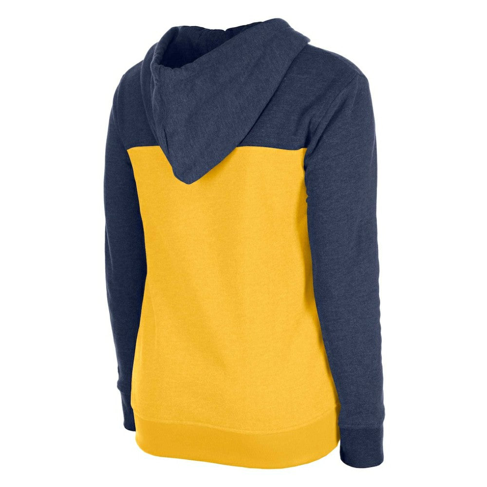 Milwaukee Brewers New Era Women's Color Block Full-Zip Hoodie Jacket | MLB New
