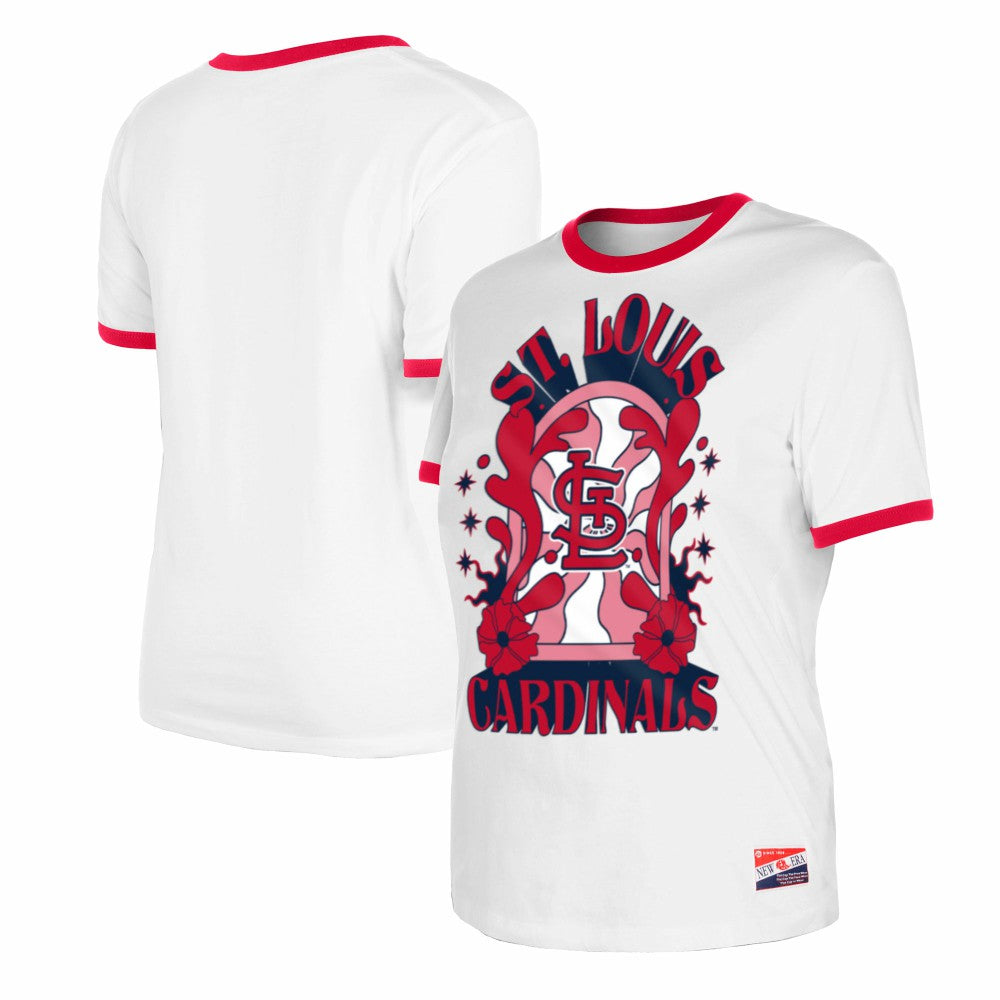 St. Louis Cardinals New Era Women's Oversized Ringer T-Shirt | MLB New