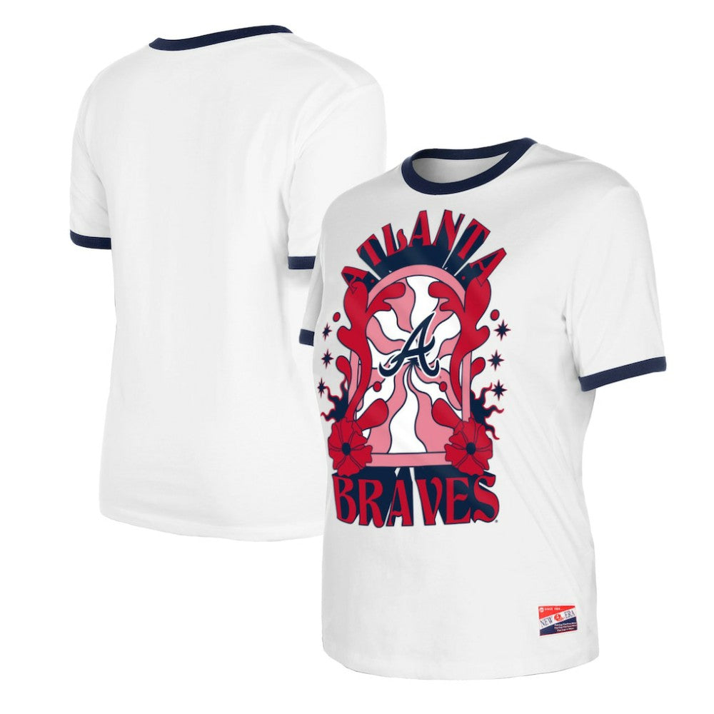 Atlanta Braves New Era Women's Oversized Ringer T-Shirt | MLB Online
