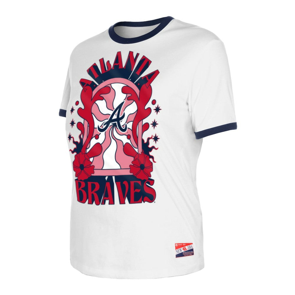 Atlanta Braves New Era Women's Oversized Ringer T-Shirt | MLB Online