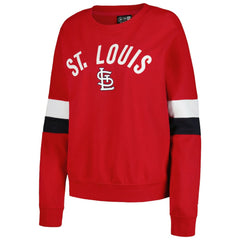 St. Louis Cardinals New Era Women's Game Day Crew Pullover Sweatshirt | MLB Shop
