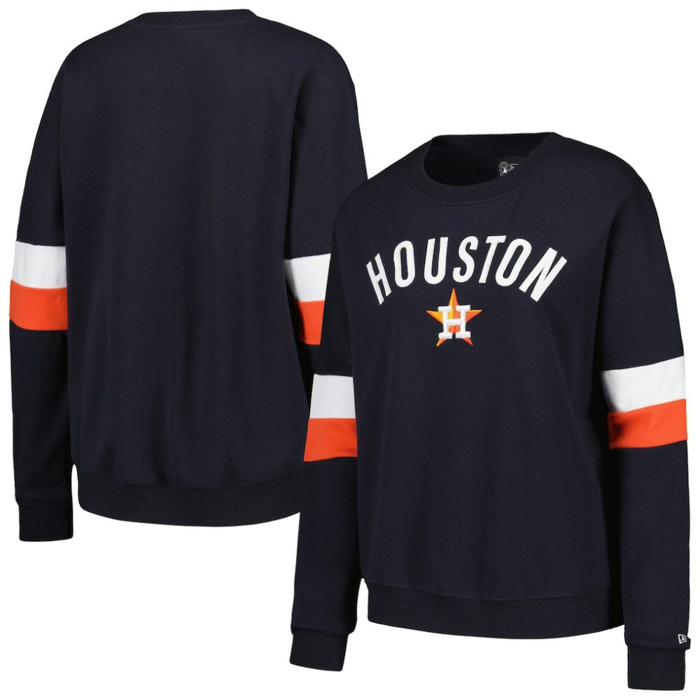 Houston Astros New Era Women's Game Day Crew Pullover Sweatshirt | MLB Online