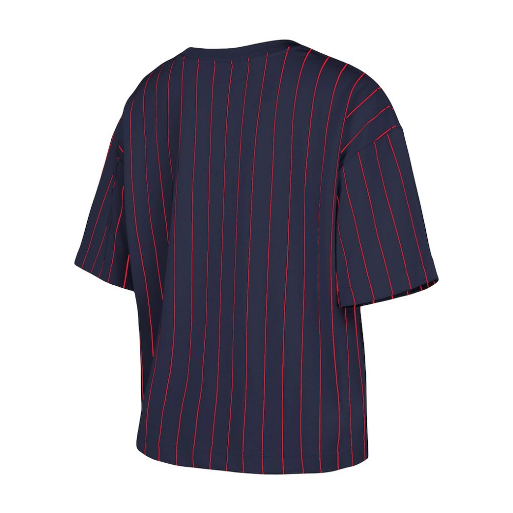 Boston Red Sox New Era Women's Boxy Pinstripe T-Shirt | MLB Near me
