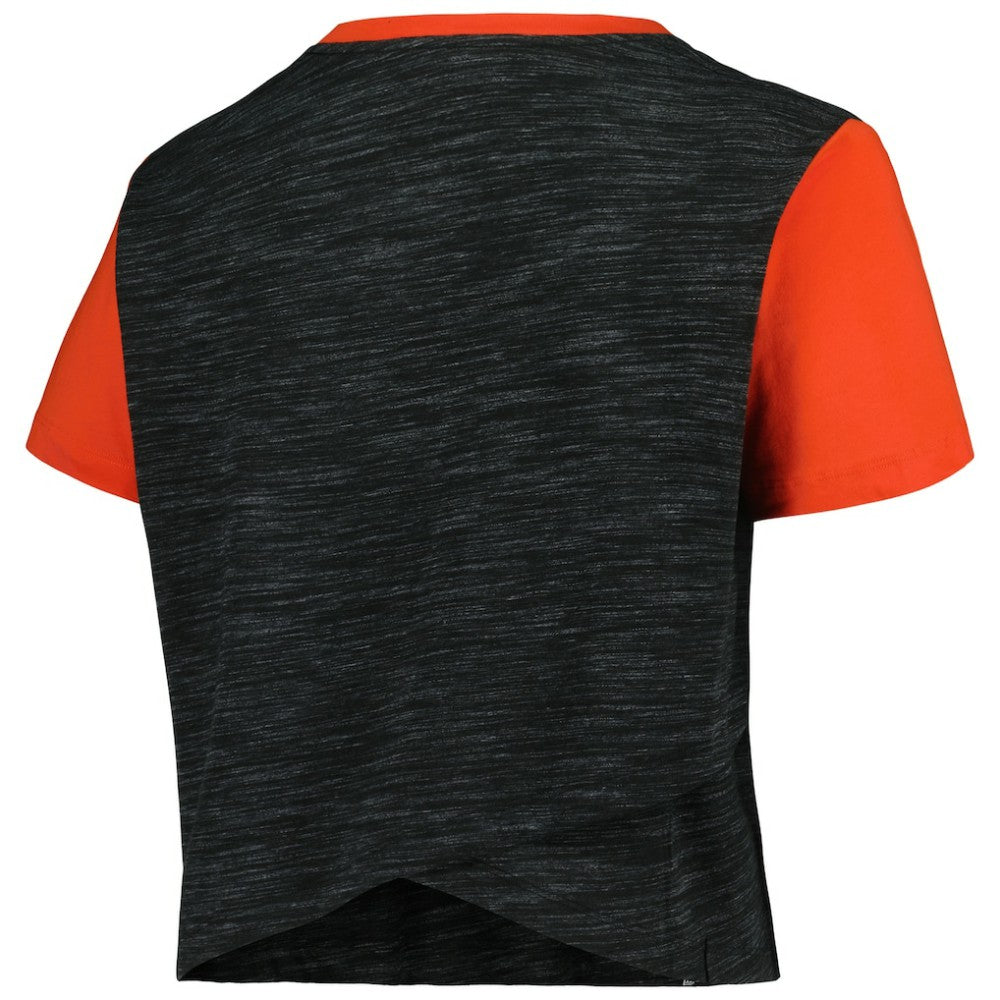 San Francisco Giants New Era Women's Plus Size Crossover Back Cropped T-Shirt | MLB New