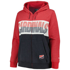 St. Louis Cardinals New Era Women's Plus Size Color Block Full-Zip Hoodie | MLB Discount