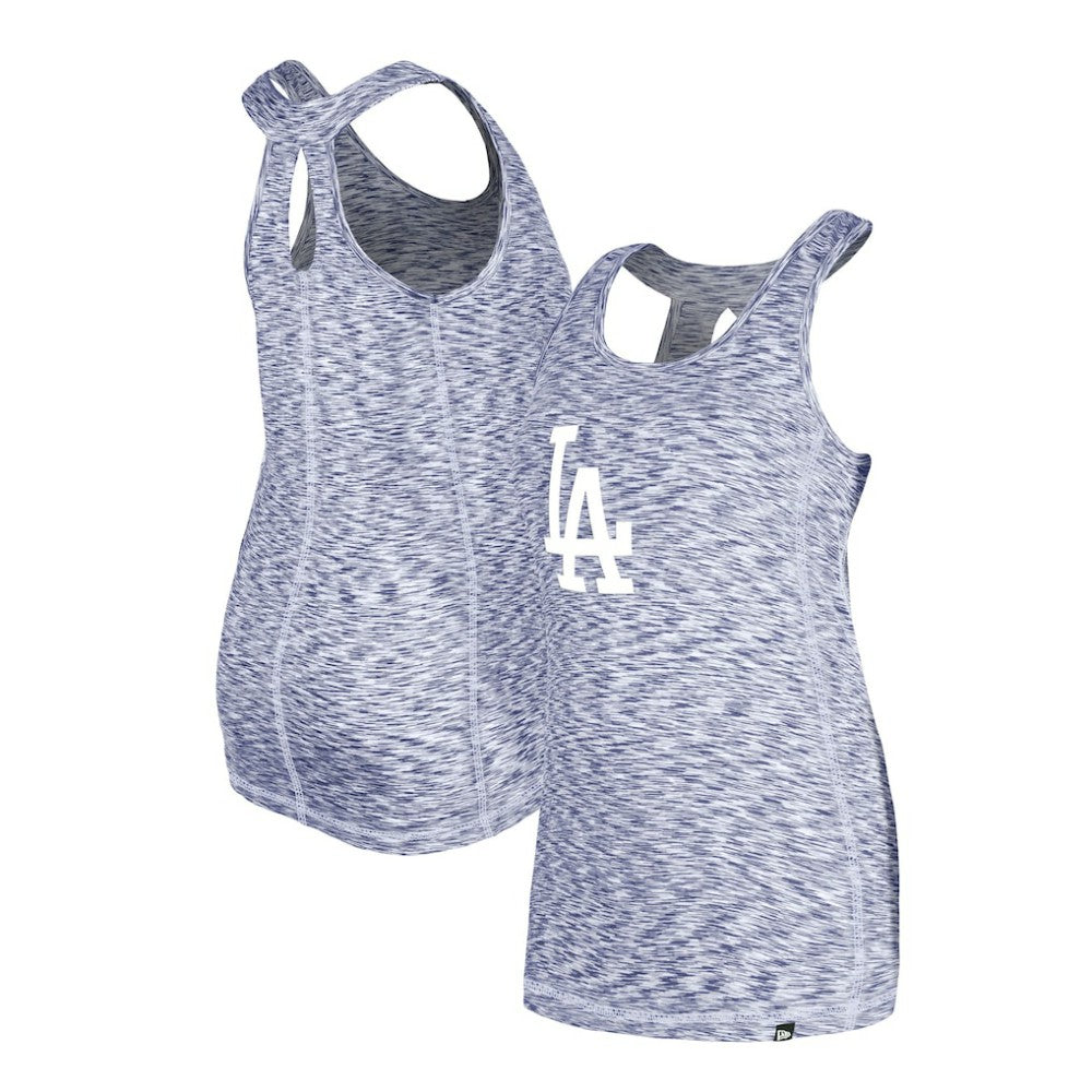 Los Angeles Dodgers New Era Women's Space Dye Keyhole Back Tank Top | MLB Outlet