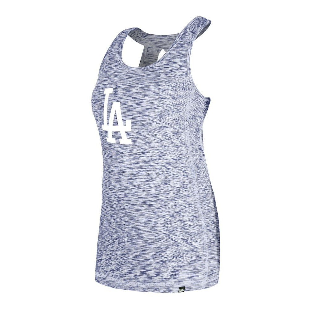 Los Angeles Dodgers New Era Women's Space Dye Keyhole Back Tank Top | MLB Outlet