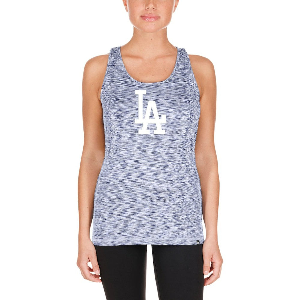 Los Angeles Dodgers New Era Women's Space Dye Keyhole Back Tank Top | MLB Outlet