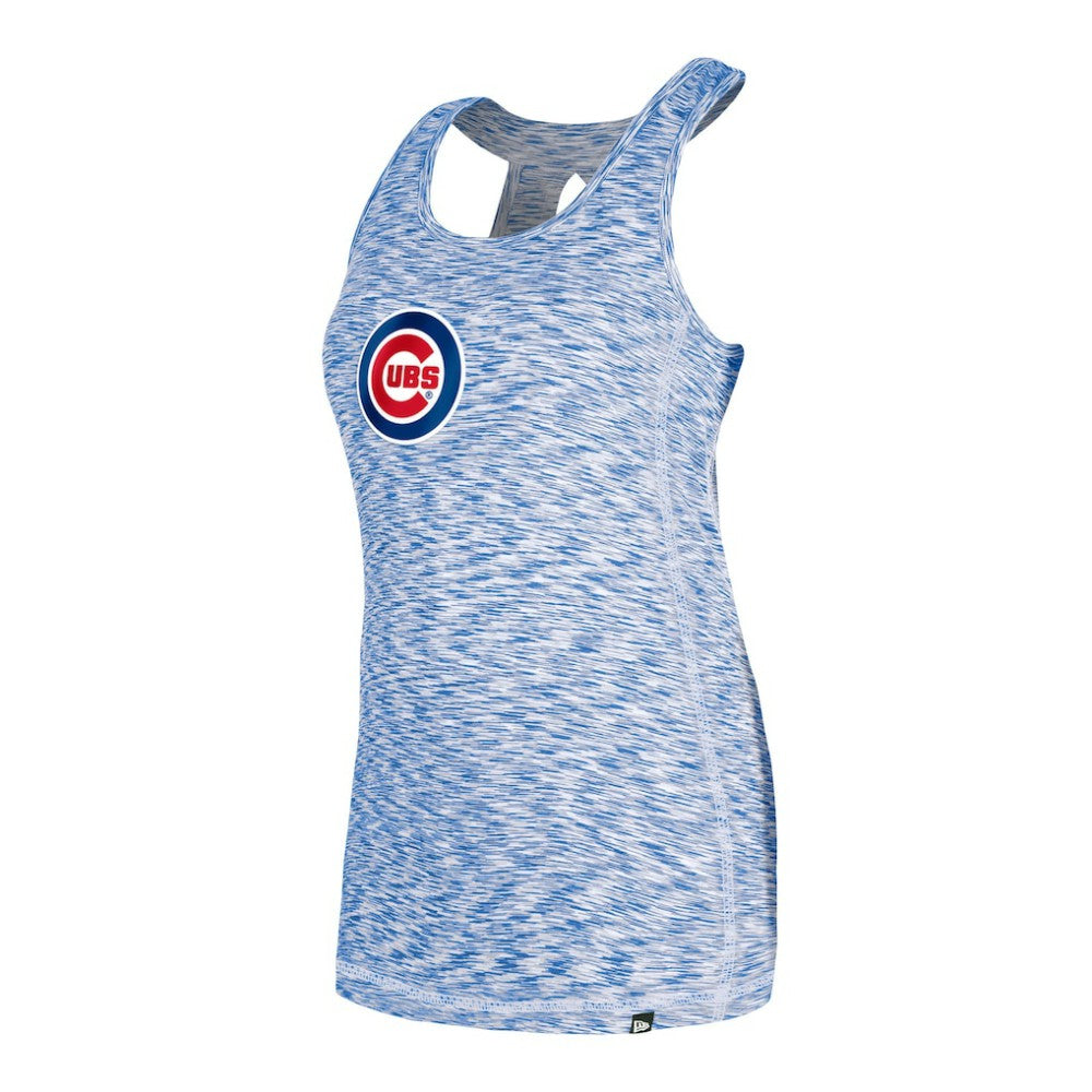 Chicago Cubs New Era Women's Space Dye Keyhole Back Tank Top | MLB Online