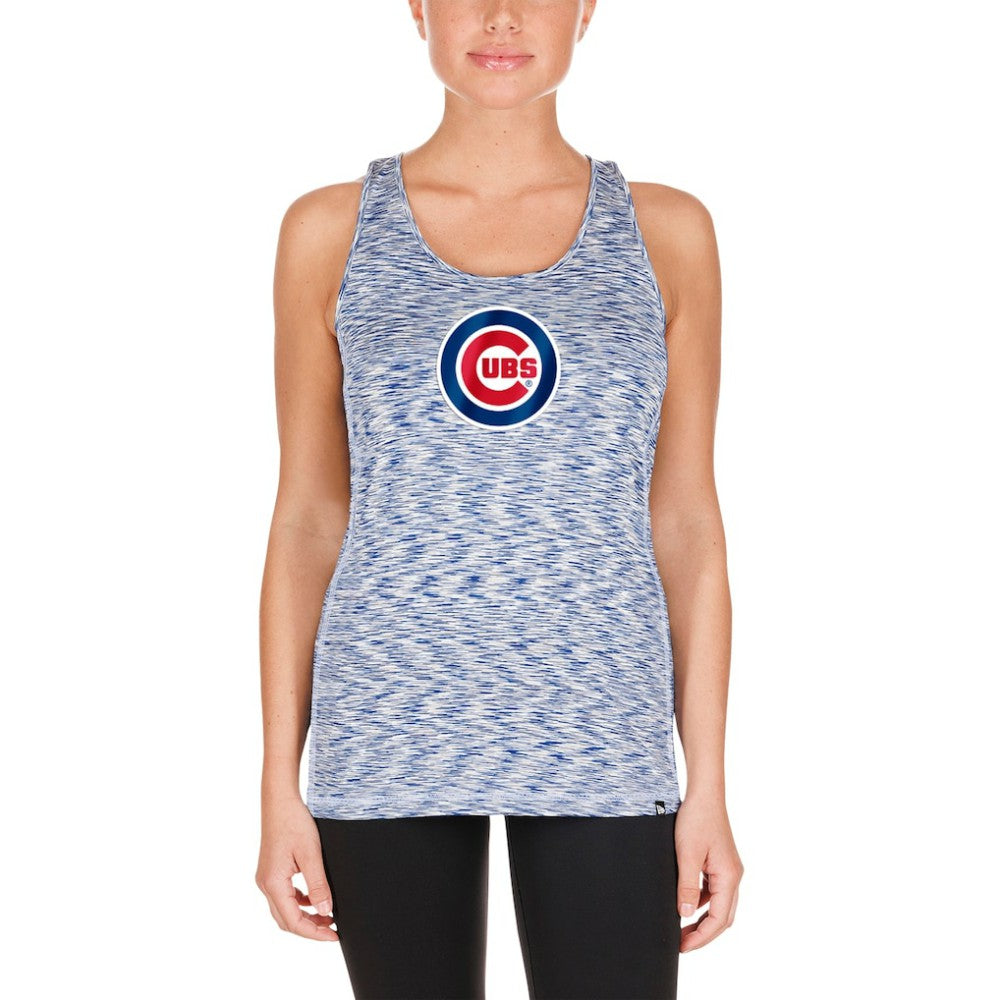 Chicago Cubs New Era Women's Space Dye Keyhole Back Tank Top | MLB Online
