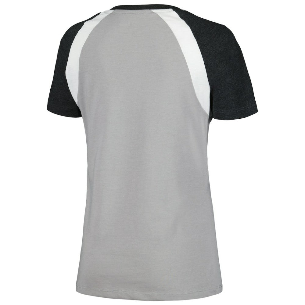 Chicago White Sox New Era Women's Heathered Raglan V-Neck T-Shirt | MLB Online