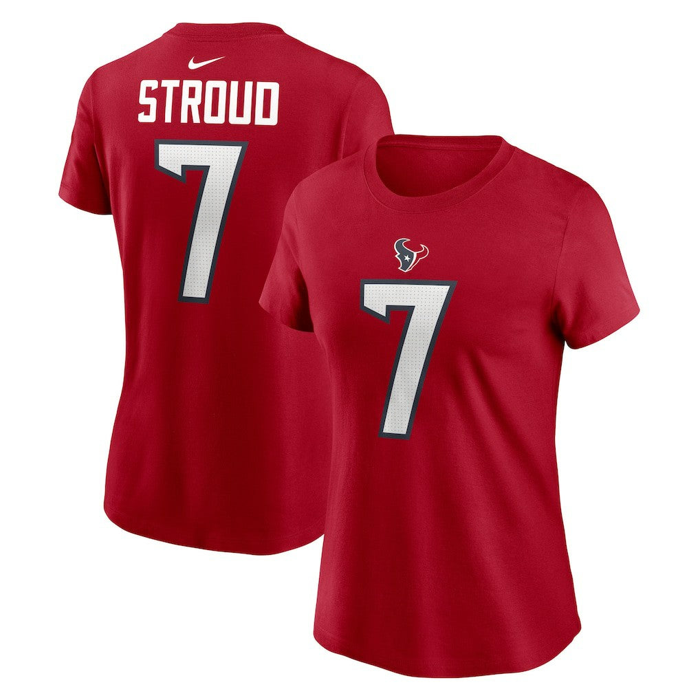 Houston Texans Nike C.J. Stroud  Women's Player Name & Number T-Shirt