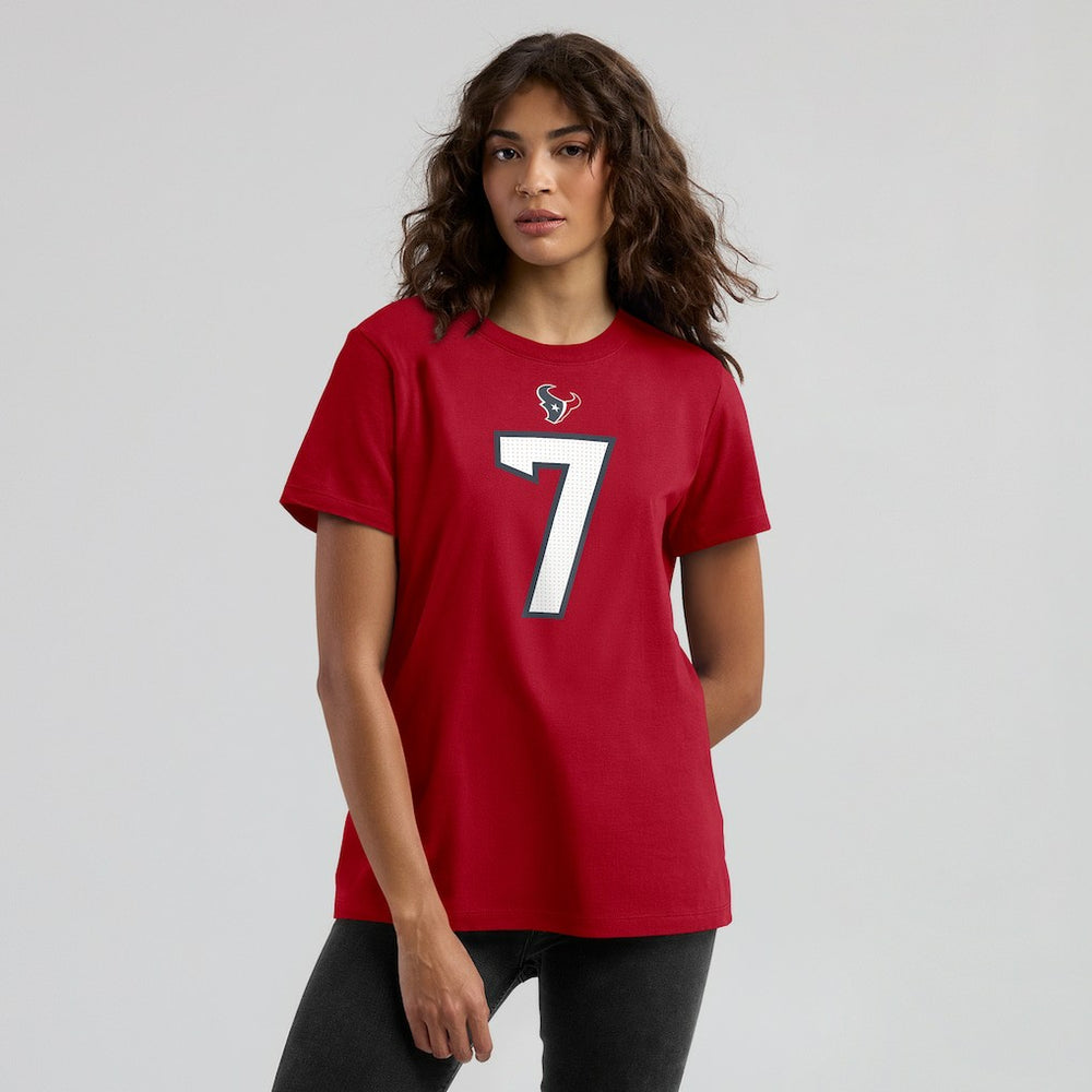 Houston Texans Nike C.J. Stroud  Women's Player Name & Number T-Shirt