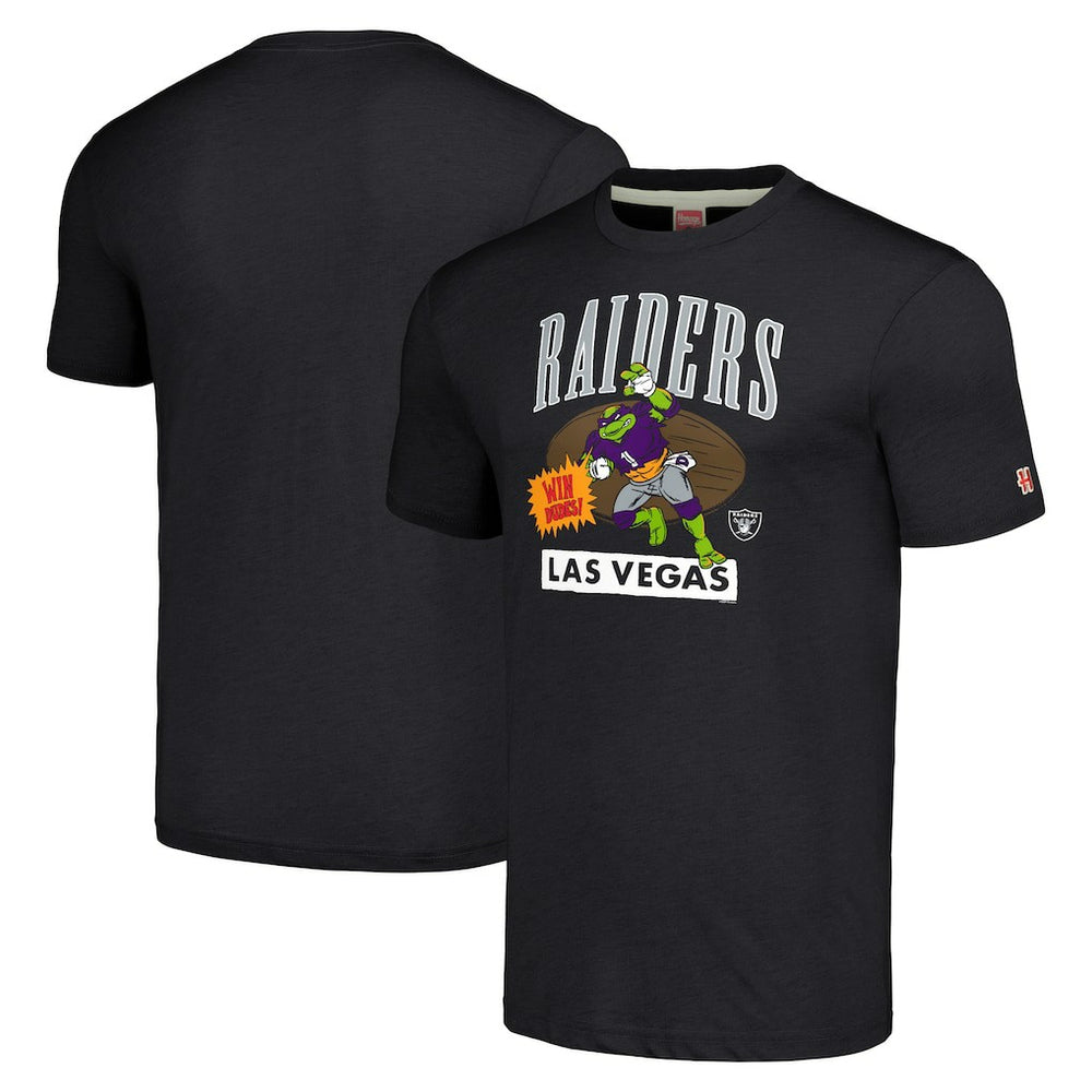 Las Vegas Raiders  TMNT Donatello x  Homage Tri-Blend T-Shirt
