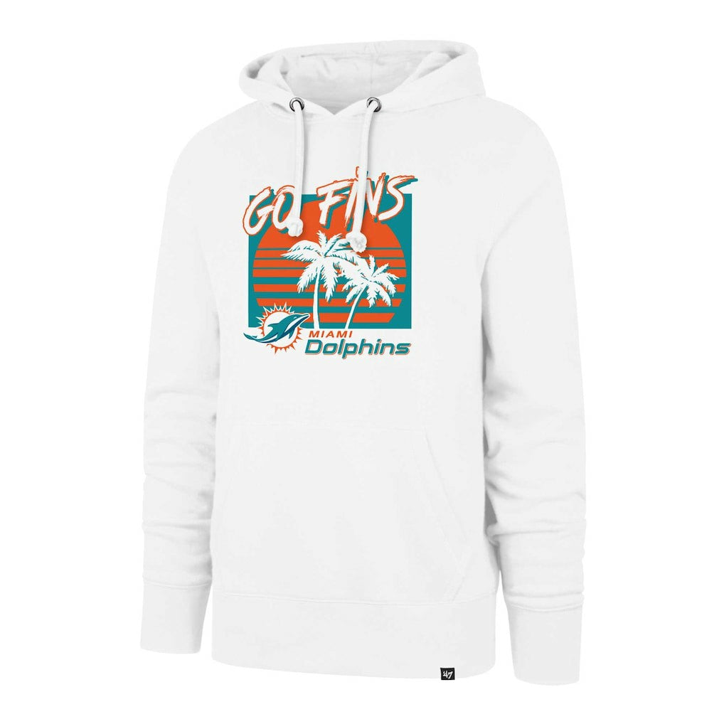Miami Dolphins 47 brand '47 Go Fins Regional Headline Pullover Hoodie