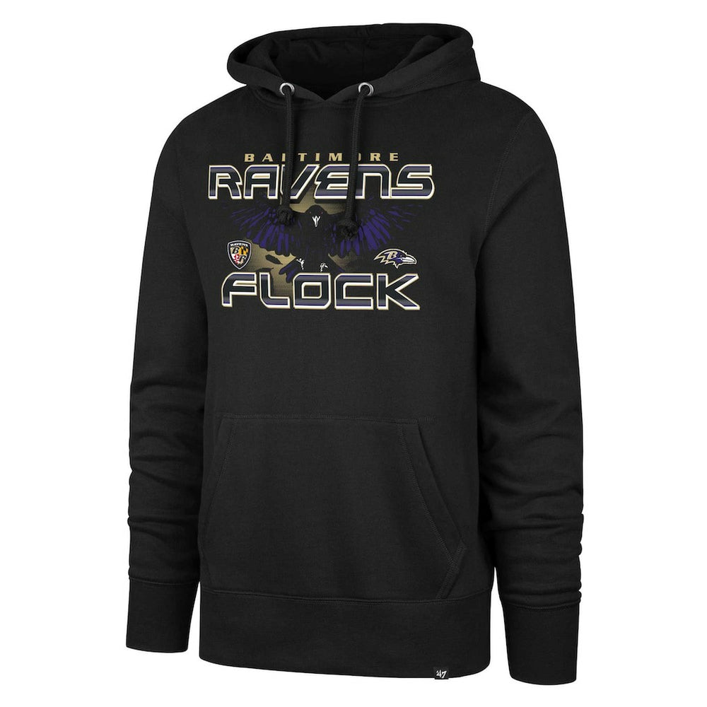Baltimore Ravens 47 brand '47 Ravens Flock Regional Headline Pullover Hoodie