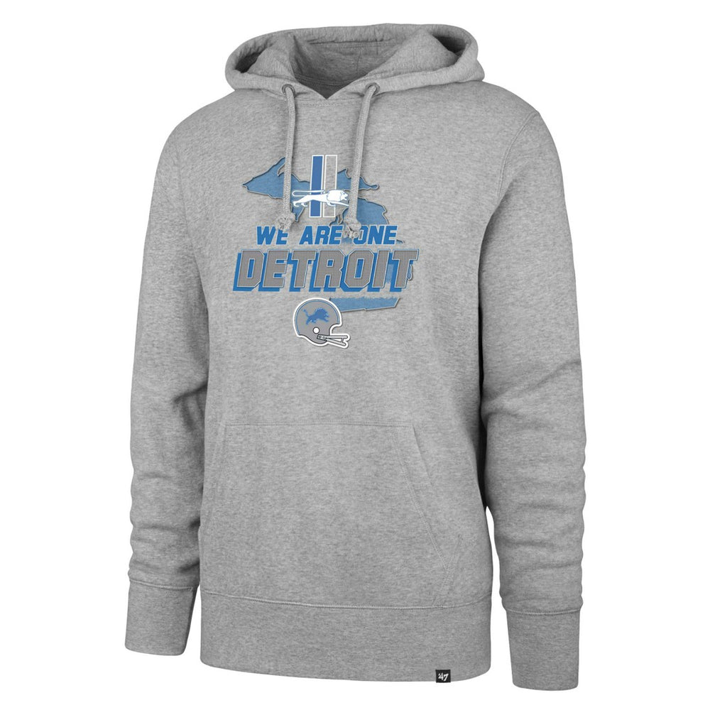 Detroit Lions 47 brand '47 We Are One Regional Headline Pullover Hoodie