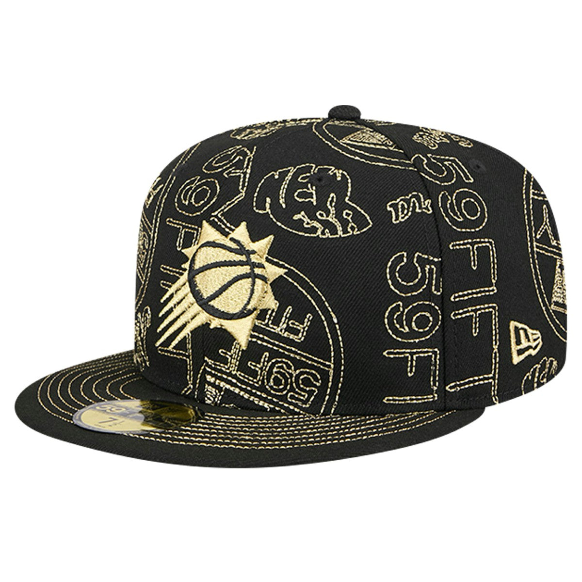 Phoenix Suns 59FIFTY Day Allover Print Stencil Fitted Hat Online