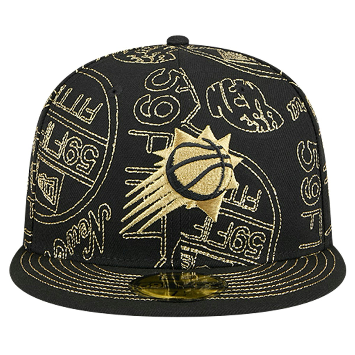 Phoenix Suns 59FIFTY Day Allover Print Stencil Fitted Hat Online