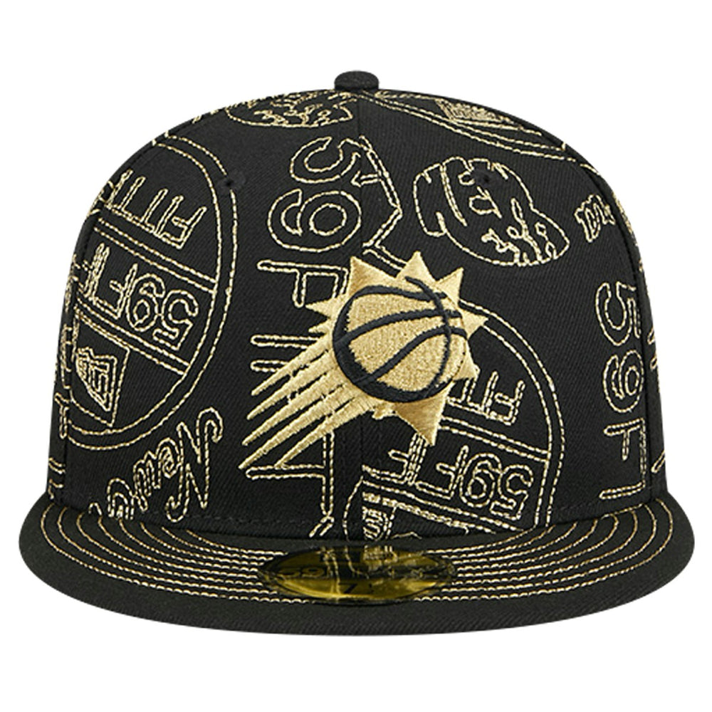 Phoenix Suns 59FIFTY Day Allover Print Stencil Fitted Hat Online