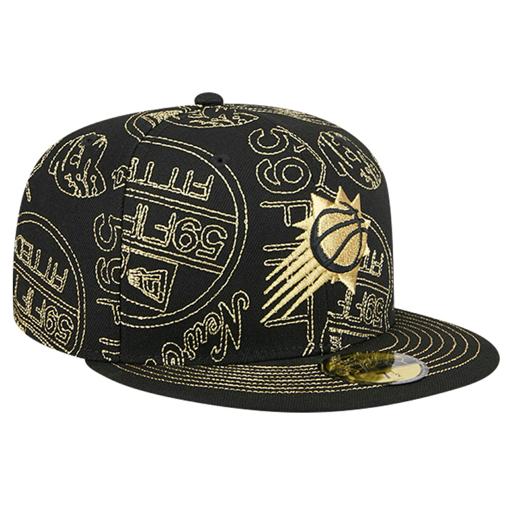 Phoenix Suns 59FIFTY Day Allover Print Stencil Fitted Hat Online
