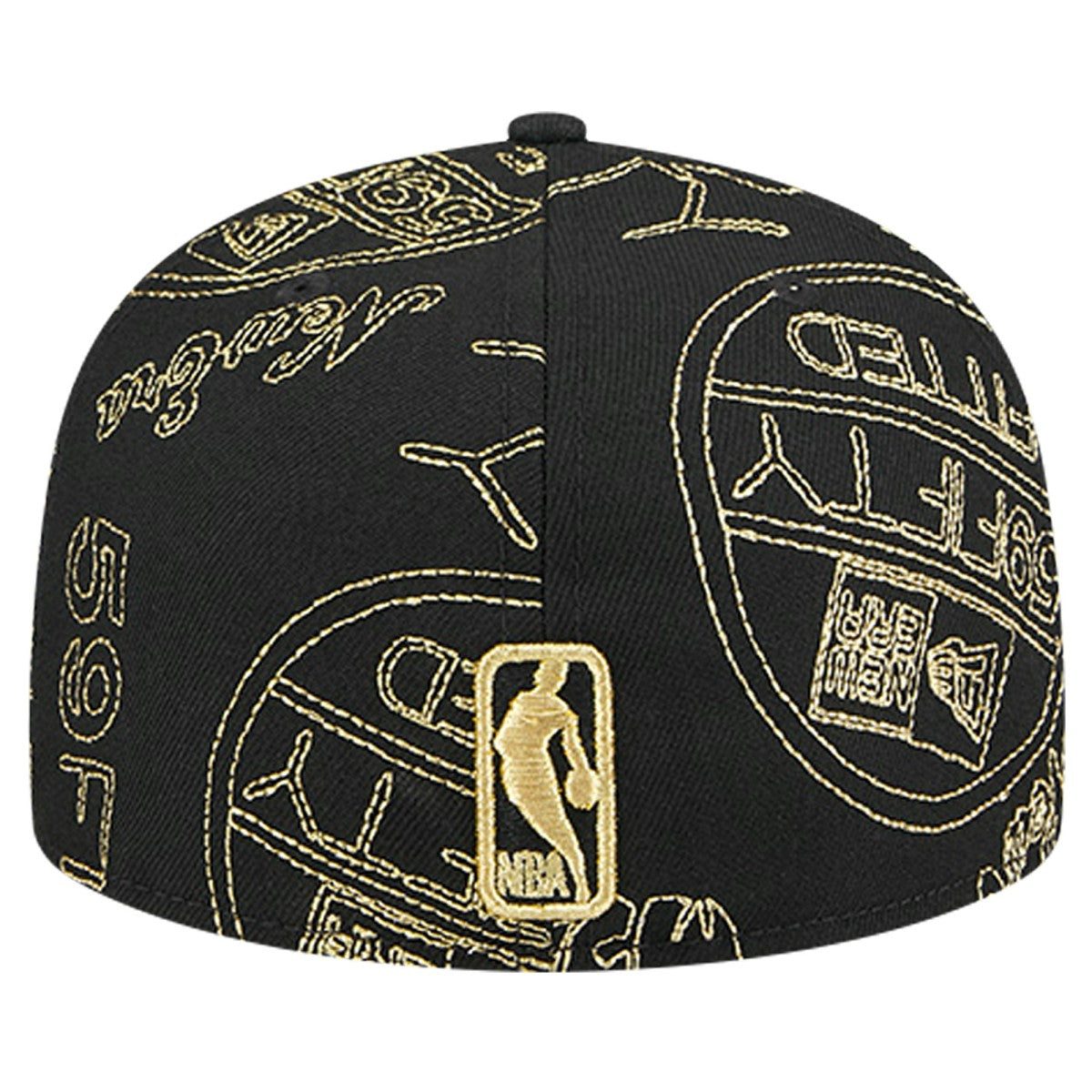 Miami Heat 59FIFTY Day Allover Print Stencil Fitted Hat Online