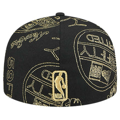 Philadelphia 76ers 59FIFTY Day Allover Print Stencil Fitted Hat Outlet