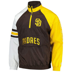 San Diego Padres Starter Elite Raglan Half-Zip Jacket | MLB Discount