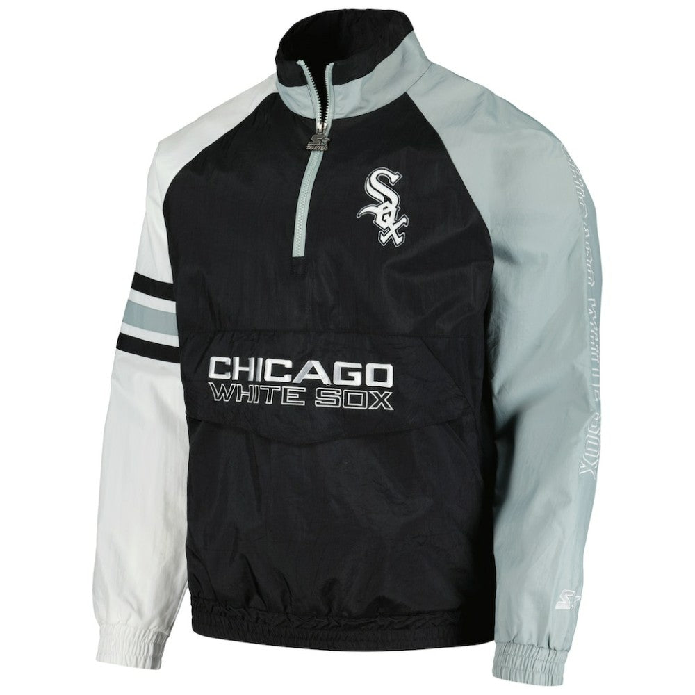 Chicago White Sox Starter Elite Raglan Half-Zip Jacket | MLB Sale