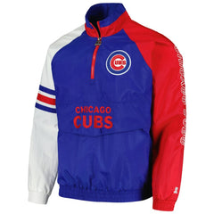 Chicago Cubs Starter Elite Raglan Half-Zip Jacket | MLB New
