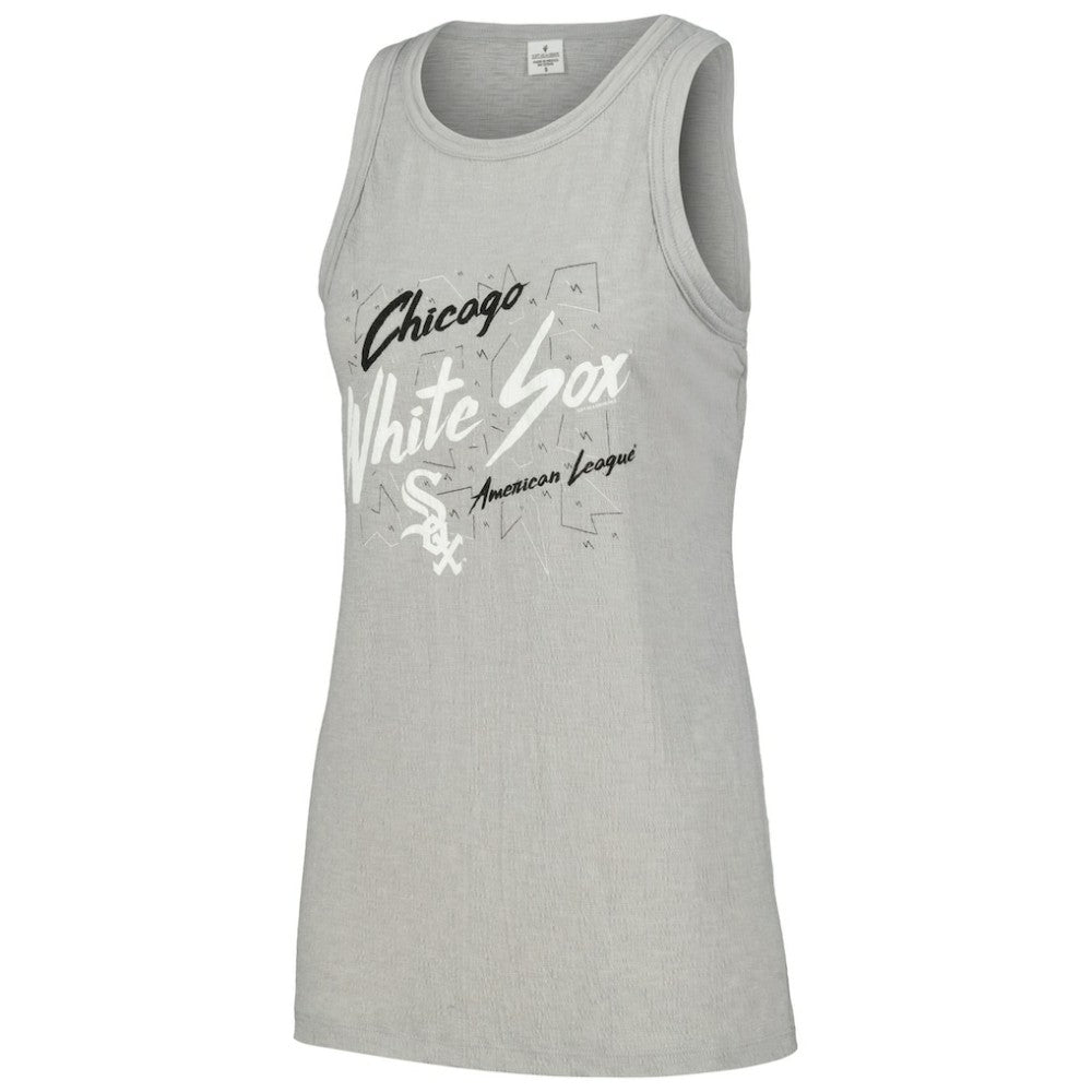 Chicago White Sox Soft as a Grape Women's Gauze High Neck Tank Top | MLB Online