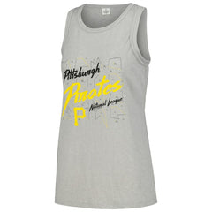 Pittsburgh Pirates Soft as a Grape Women's Gauze High Neck Tank Top | MLB New