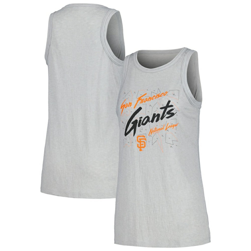 San Francisco Giants Soft as a Grape Women's Gauze High Neck Tank Top | MLB Shop