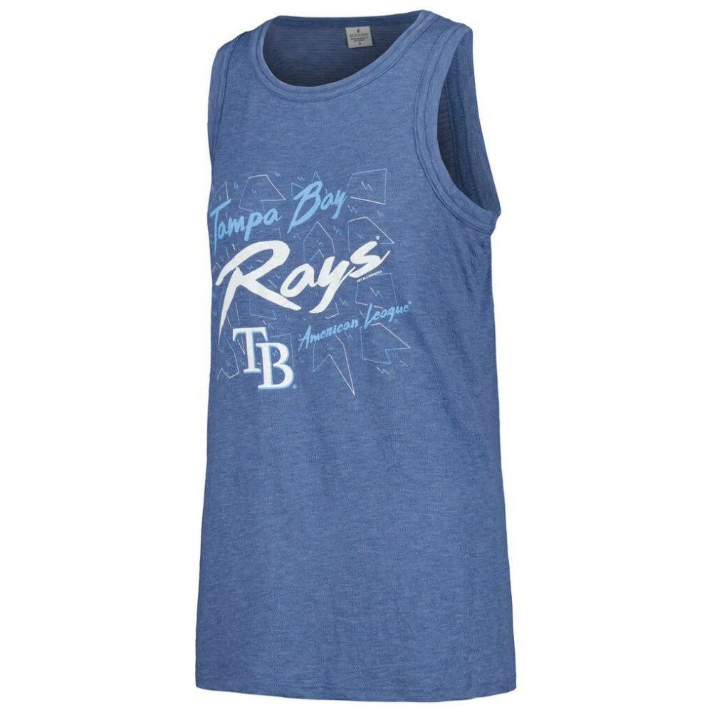 Tampa Bay Rays Soft as a Grape Women's Gauze High Neck Tank Top | MLB Near me