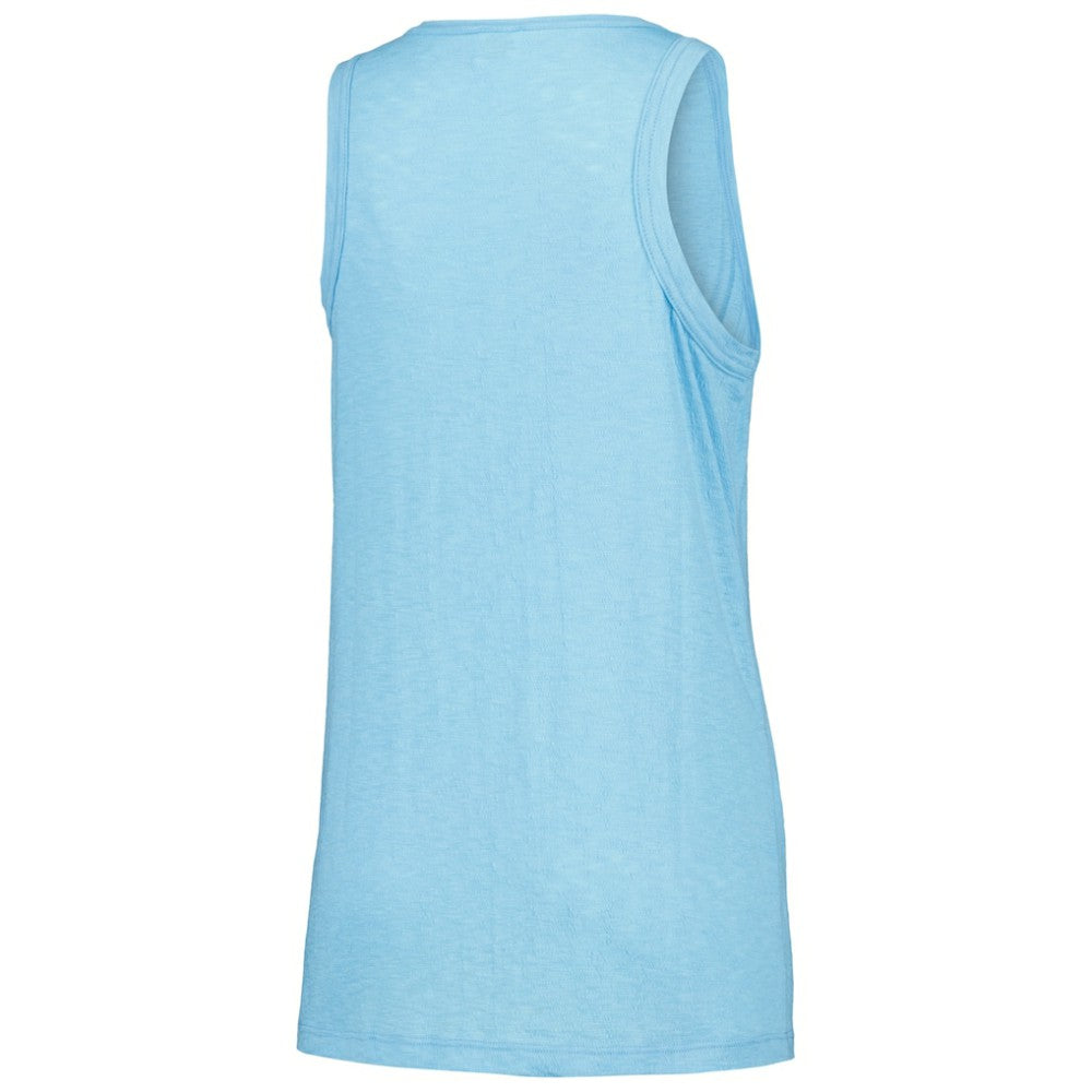 Texas Rangers Soft as a Grape Women's Gauze High Neck Tank Top | MLB On Sale