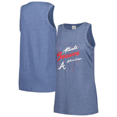 Atlanta Braves Soft as a Grape Women's Gauze High Neck Tank Top | MLB Shop