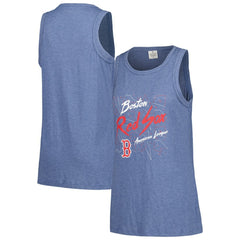Boston Red Sox Soft as a Grape Women's Gauze High Neck Tank Top | MLB US