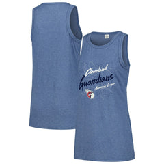Cleveland Guardians Soft as a Grape Women's Gauze High Neck Tank Top | MLB New
