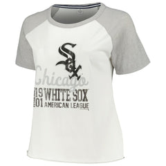 Chicago White Sox Soft as a Grape Women's Plus Size Baseball Raglan T-Shirt | MLB For sale