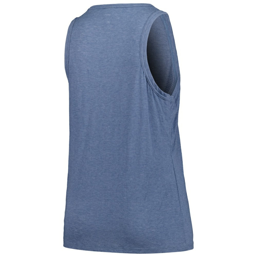 Boston Red Sox Soft as a Grape Women's Plus Size Curvy High Neck Tri-Blend Tank Top | MLB Outlet