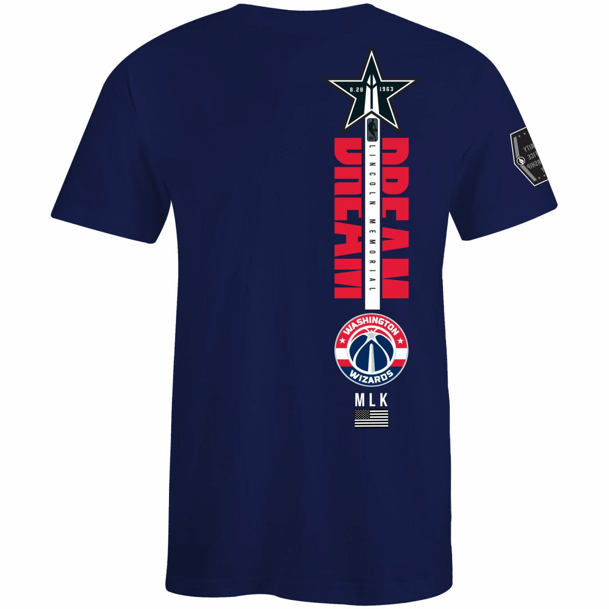Washington Wizards FISLL x Black History Collection Unisex T-Shirt - Navy shop New