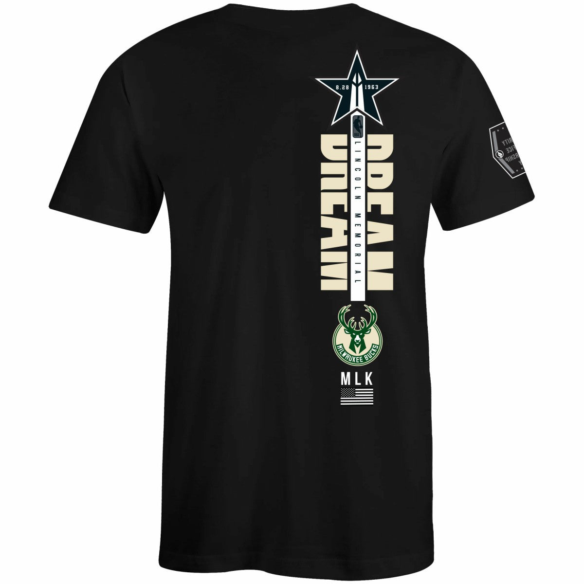 Milwaukee Bucks FISLL x Black History Collection Unisex T-Shirt - Green discount Outlet