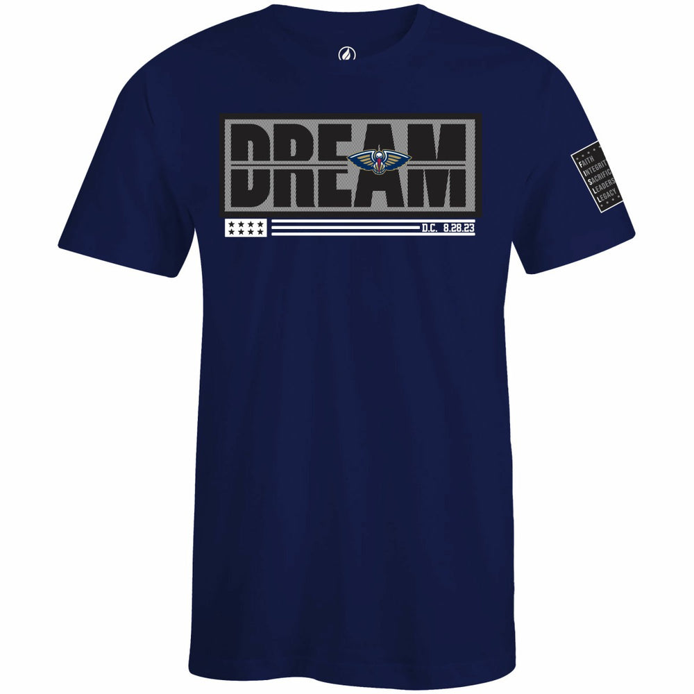 New Orleans Pelicans FISLL x Black History Collection Unisex T-Shirt - Navy shop New