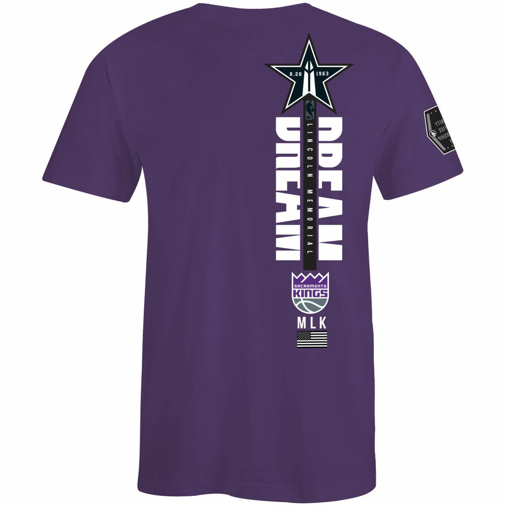 Sacramento Kings FISLL x Black History Collection Unisex T-Shirt - Purple sale New