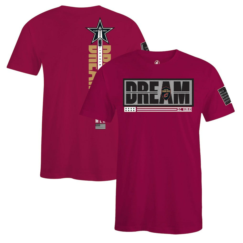 Cleveland Cavaliers FISLL x Black History Collection Unisex T-Shirt - Wine discount Discount